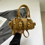 KYLETHOMASW  -  Small PU Leather Shoulder Bags for Women Luxury Designer Trend New Crossbody Bag Females Short Handle Handbags