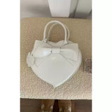 KYLETHOMASW  -  Bow Heart Tote Hand Bag Korean New Bolsos Mujer 2025 Trendy Fashion Sac Femme Crossbady Bolso Portable Exquisite Bolsas