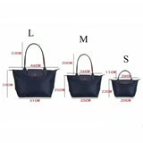 Kylethomasw Classic Foldable Dumpling Bun Bag Waterproof Nylon Embroidered Dumpling Bag Fashion Shoulder Bag Handbag Mommy Tote Women's Bag