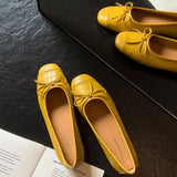 KYLETHOMASW  -  Spring and summer ballet flat shoes women's bow fashionable and comfortable work shoes women's work shoes single shoes flats