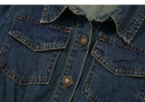 KYLETHOMASW  -  Autumn Spring New Design Vintage High-Waisted Long Denim Dress Women Single Breasted Slim Waist Pleated Mid-Length Dresses