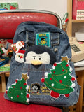 KYLETHOMASW  -  Christmas Denim Mochila Cute High Capacity Mochilas Mujer Student Bag Original Design Backpack Practical Bags for Woman