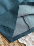 Kylethomasw French Elegance Green Denim Dress Thin Party Prom A-Line Dress Sleeveless Kpop Bow Corset Dress 2000s Aesthetic Sweet Streetwear