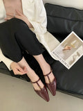KYLETHOMASW  -  Elegant T Strap Designer Slide Slipper Women Summer Fashion Metal Decoration Office Sandal Party Backless Dress Pumps for ladies