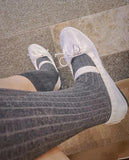 KYLETHOMASW  -  Rarely-seen ballet shoes for women - new style with bow ties and satin fabric Mary Jane flats with flat soles, single shoes.