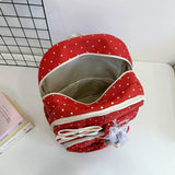 KYLETHOMASW  -  Polka Dot Bow Mochilas Mujer University Student Mochila Korean Style Bag Travel Laptop Backpack Hot Sales Bags for Woman