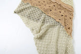 KYLETHOMASW  -  Knitted Elegant Skirt Women Low Waist Patchwork Irregular Hip-Covering Street Fashion Versatile Casual Sweet Style Bottom