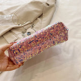 Kylethomasw Women's Bag PROM Trend Handbags for Women Luxury Sequined Crossbody Bag Exquisite Women's Shoulder Bag Shining Banquet Bag