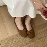 KYLETHOMASW  -  New Spring Fashion Butterfly-Knot Women Ballet Flats Shoes Shallow Female Soft Footwear Dress Ladies Flats Slip On Shoes