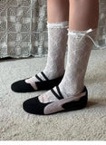 KYLETHOMASW  -  Retro multi-color sports shoes, ballet shoes with elastic bands, round toe, flat bottom, shallow opening Mary Jane style women's