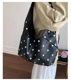 KYLETHOMASW  -  Luxury Design Y2k Aesthetic Office Lady Shoulder Bags Elegant All Match Dots Women's Handbags Korean Chic Fashion Underarm Bag