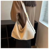 Kylethomasw Soft Collapse Minimalist Versatile Travel Bag Women's Shoulder Bag Large 2024 New Trendy Women's Large Capacity Crossbody Bag