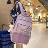 KYLETHOMASW  -  Cute Girl Small Appetite Transparent Ita Bag Female Korean All-match Students' Transparent Display Large-capacity Shoulder Bags