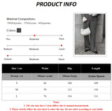 KYLETHOMASW  -  Women's Spring Summer New Loose Wide-Leg Suit Pants Elegant Office Classic Straight-Leg High-Waist Suit Trousers