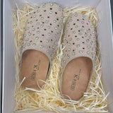 KYLETHOMASW  -  Crystal Holo Slippers Spring Summer Women Thick Bottom Sandals Slipper Female Outdoor Non-slip Flip-flops Beach Shoes