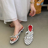 KYLETHOMASW  -  Summer Yellow New Women Slipper Fashion Narrow Band Ladies Thin High Heel Outdoor Dress Sandal Elegant Dress Flip Flops