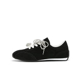 KYLETHOMASW  -  Designer Brand High Quality Zapatillas De Mujer Retro Square Head Pearl Bow Casual Training Shoes Women's Shoes Hot Selling