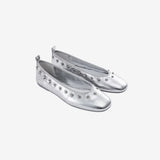 KYLETHOMASW  -  Exclusive design round-head rivet low-cut single shoe for women, new style, casual flat ballet shoes