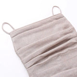 KYLETHOMASW  -  American Spice Girl Dress Temperament Dress Skinny New Sequins Sexy Pure Fish Tail Slim Suspender Dress