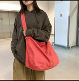 KYLETHOMASW  -  Y2k Aesthetic Solid Vintage Ins Shoulder Bag Streetwear Preppy College Students Crossbody Bags Casual All Match Women's Handbags