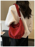 KYLETHOMASW  -  Korean New Women's Handheld Single Shoulder Retro Large Capacity Office Commuter Fashion Tote Bags