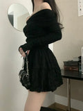 KYLETHOMASW  -  Hot Girl Sexy One-shoulder Dress for Women