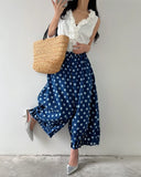 KYLETHOMASW  -  2025 3D Fungus Lace Vest Shirt Women Summer New Design Niche Loose Sleeveless Top Elegant Loose Tank