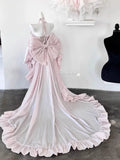 KYLETHOMASW  -  Trailing Tutu Skirt Set Fairy Sweet Princess Style High Waist Bow Slimming Tube Top Birthday Party Dress Lolita Outfits