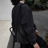 KYLETHOMASW  -  Y2k Aesthetic Punk Men Chest Bags Solid All Match Vintage Casual Women's Handbags Streetwear Simple Ins Shoulder Crossbody Bag