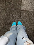 KYLETHOMASW  -  French Silk Round Toe Ballet Shoes In Bright Colors Light Bow Soft Sheepskin Commuting Shoes Elegant Comfortable Autumn Shoes