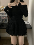 KYLETHOMASW  -  Hot Girl Sexy One-shoulder Dress for Women