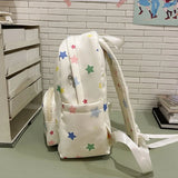 KYLETHOMASW  -  Colorful Wave Point Mochilas Mujer Fresh Teenage Girls Mochila Student Ita Bag Transparent Bolsas Ins Backpack Bags for Woman