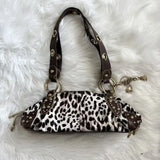 KYLETHOMASW  -  New Women's Motorcycle Style PU Leather Boston Bag Single Zipper Shoulder All-Match Portable Shoulder Bag