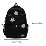 KYLETHOMASW  -  School Bag Aesthetic Students Backbag Large Capacity Knapsack Teenagers Versatile Bookbag Kawaii College Rucksack Daily Backpack