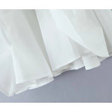 KYLETHOMASW  -  Pretty Girl Summer White Tank Mini Dress Women Elegant Square Neck Sleeveless Dresses Short Holiday Robe Cotton Vestidos