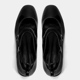 KYLETHOMASW  -  Retro Women Mary Jane Shoes Exquisite Soft Leather High Heels for Woman Elegant French Casual Shoes Designer Shoes Zapatos Mujer