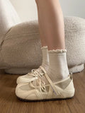KYLETHOMASW  -  Retro Thick Bottom Heightening Mary Jane Shoes Fashionable Summer Slip-On Soft Bottom Ballet Style Women's Footwear