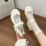 KYLETHOMASW  -  Women's Mary Jane Shoes New Sweet Bowknot Women Lolita Shoes Elegant Wedding Party Causal Princess Ladies Dress Shoes with Heels