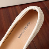 KYLETHOMASW  -  New Korean Style Women's Split-Toe Loafers Shallow Cut Ballet Flat Slip-Ons with Comfortable Mary Jane Spring/Autumn Tabis Shoes