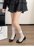 KYLETHOMASW  -  Designer Spring Thin High Heel Women Mary Jane Shoes Butterfly-knot Slip On Shoes Ladies Elegant Stripper Party Dress Pumps