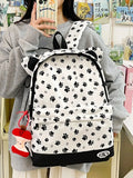 KYLETHOMASW  -  Cute Cat Paw Print Mochilas Mujer Travel Mochila Student  Bag Cute Teenage Girls Bolsas Young Backpack New Bags for Woman