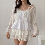 KYLETHOMASW  -  Summer Lace Patchwork Bohemian Women's Tank Tops 2025 New Sleeveless V-neck Sexy Short Vest Shirts for Womens