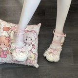 KYLETHOMASW  -  Fashion Mary Jane Women's Shoes Elegant Temperament Soft Sole Lace Lolita High Heels Beautiful Princess Shoes for Women Tacones
