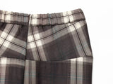 KYLETHOMASW  -  Retro Plaid Mini Skirt Women's New Design Casual Sexy High Waist Pleated Asymmetrical Midi Skirt Street Style Trendy