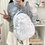 KYLETHOMASW  -  Student Mochila Star Dot Bag Preppy Style Mochilas Mujer Large Capaci Backpack Y2k Bolsas Feminina Unique Bags for Woman