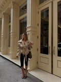 KYLETHOMASW  -  Fashionable And Versatile With Belt Khaki Trench Coat Women Long Sleeve Lapel Collar Autumn Winter Loose Windbreaker