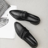KYLETHOMASW  -  New Women's Shoes Luxury Leather Pointed Tip Loafers for Woman Fashion Classic Britain Casual Shoes Designer Shoes Zapatos Mujer