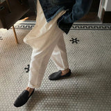 KYLETHOMASW  -  Loafers Women's 2025 Comfortable Commuter Shoes Casual Flats Walking  Fashion Schoenen Dames Sliders Square Head Flat Sho