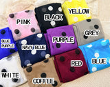 KYLETHOMASW  - Y2K Millennium Hot Girl Dopamine Blue Polka Dot Stockings Summer Sun Protection Dot Printed Stockings Ins Korean Style Pantyhose
