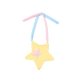 KYLETHOMASW  -  Star Shape Soft Plush Messenger Bag Candy Color Fashion Cross Body Bags Large Women's Shoulder Handbag